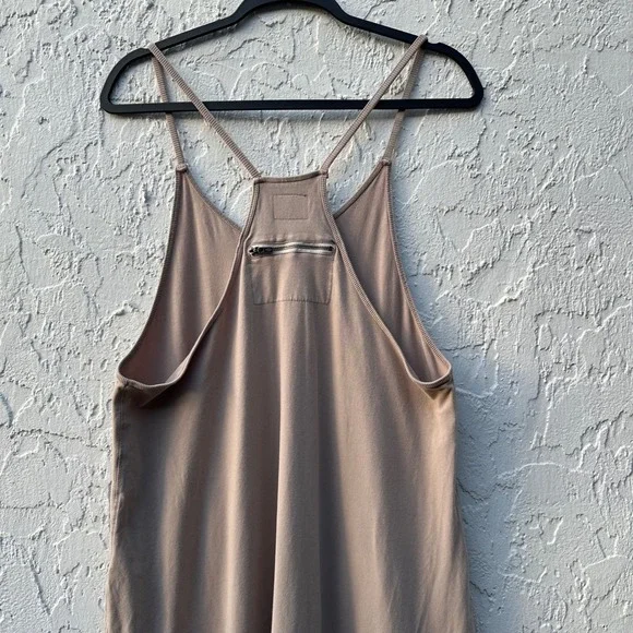 FP Movement Hot Shot Jumpsuit Romper XS Pocket Yoga Lounge Relaxed Boho Neutral - Picture 6 of 8